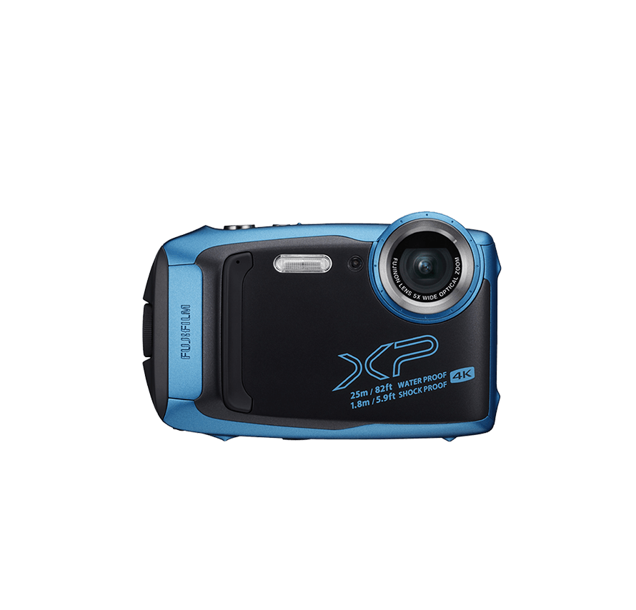 FUJIFILM FINEPIX XP140 ブルー　防水カメラレンタル