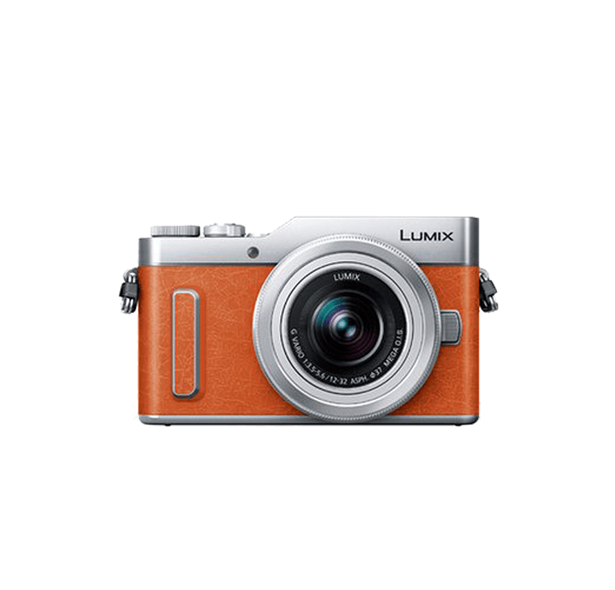 Panasonic LUMIX DC-GF10 標準&望遠レンズセット オレンジ ミラーレス一眼カメラレンタル