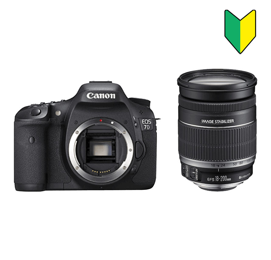 レンタル キャノン Canon Eos 7d 広角望遠レンズセット 一眼レフカメラ