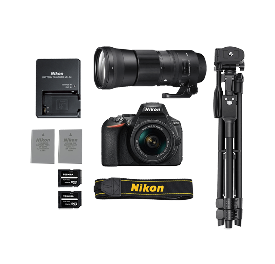 ニコン Nikon D5600 超望遠レンズ / 三脚セット｜一眼レフカメラレンタル