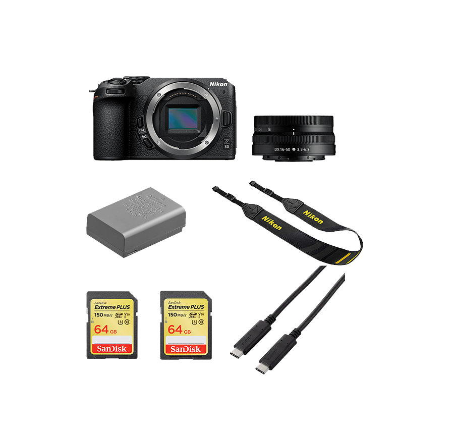ニコン Nikon Z30 標準レンズキット | ミラーレス一眼カメラレンタル